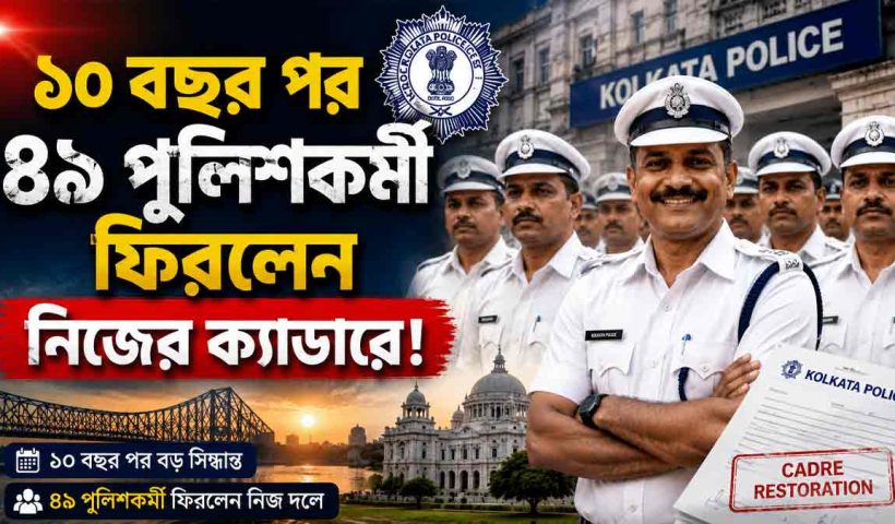 49-kolkata-police-personnel-return-to-original-cadre-after-10-years