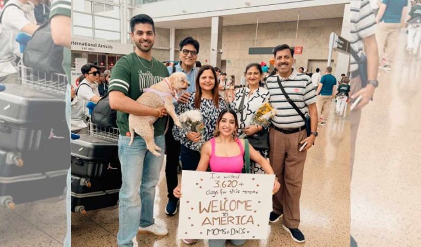 Inspiring Story indian-woman-takes-parents-to-america-after-3620-days-viral-linkedin-post