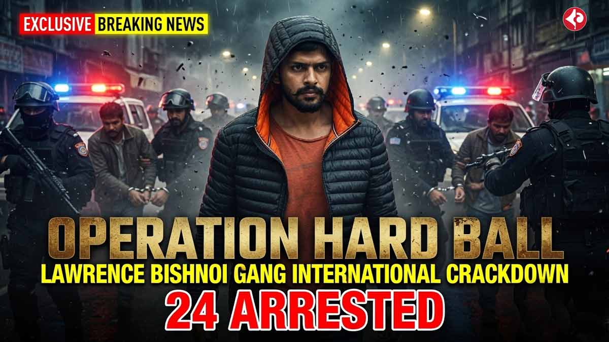 Operation Hard Ball lawrence-bishnoi-gang-international-crackdown-24-arrested