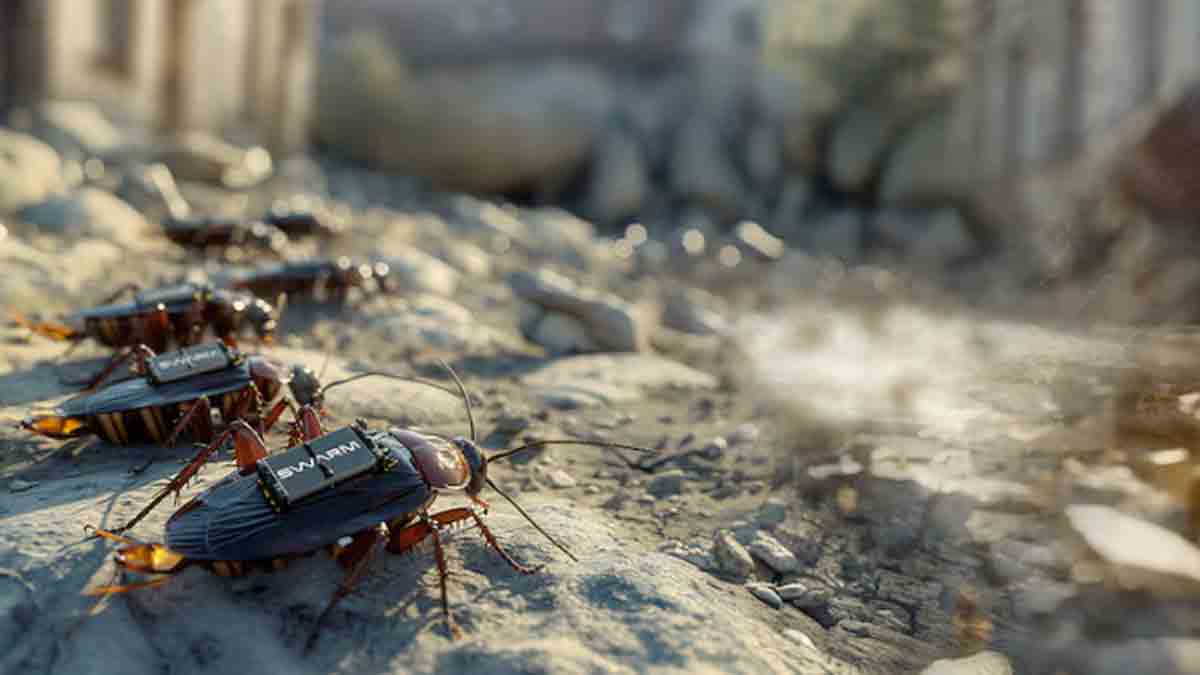 Spy cockroach