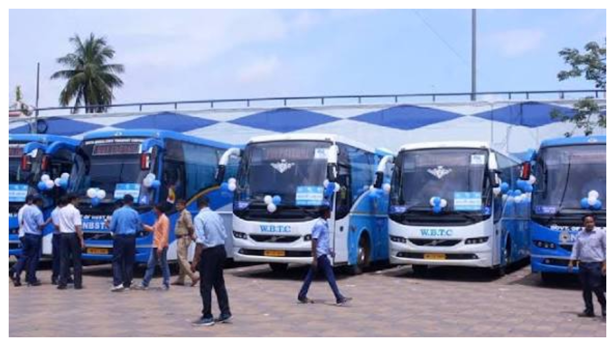 3-new-ac-bus-routes-introduced-for-kolkata-and-suburban-office-travelers