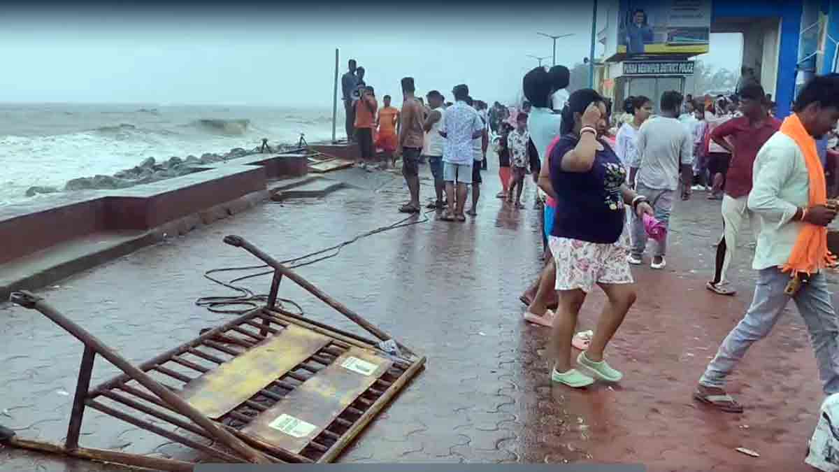 digha-sea-rough-low-pressure-bhora-kotal-tourists-ban-West Bengal Weather