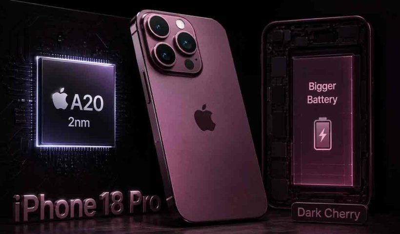 iphone-18-pro-2nm-chip-bigger-battery-dark-cherry-color-leaks
