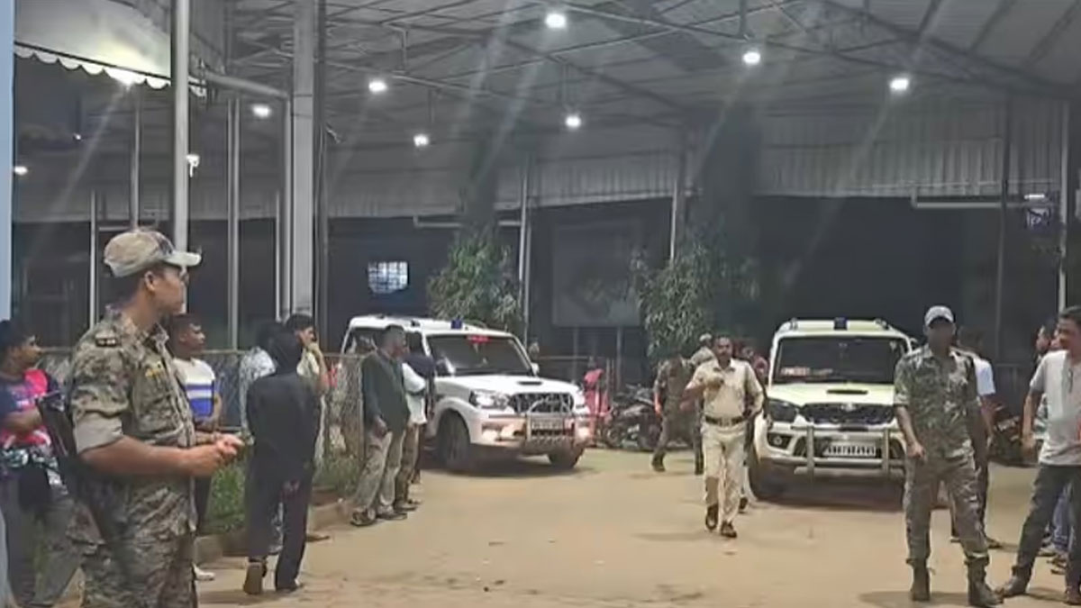 cisf firing incident jhargram worker injured
