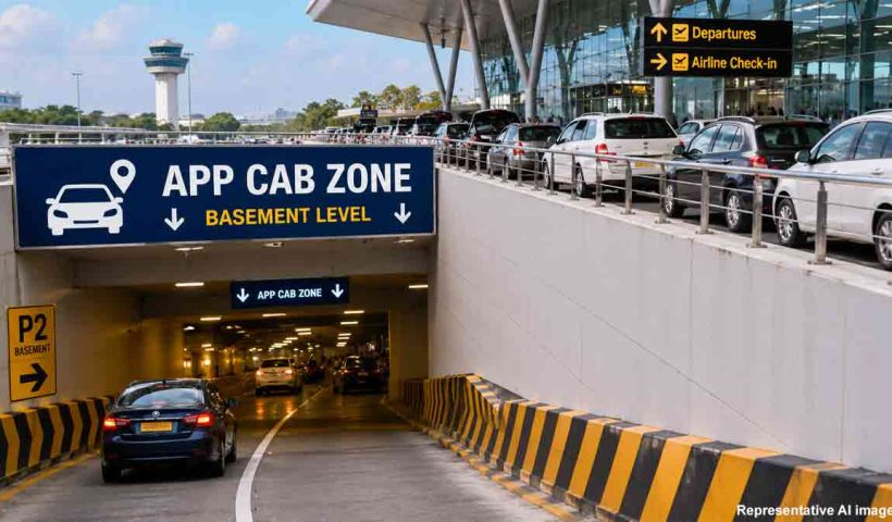 kolkata-airport-app-cab-pickup-zone-basement-traffic-plan