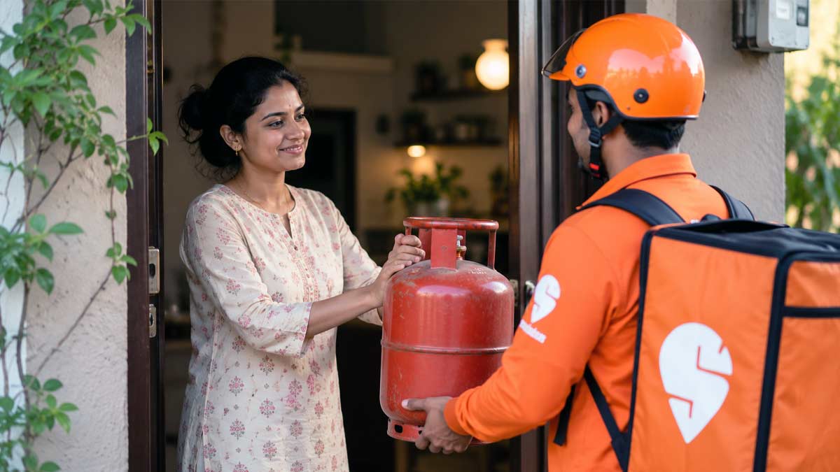swiggy-instamart-hpcl-10-minute-lpg-cylinder-delivery-service