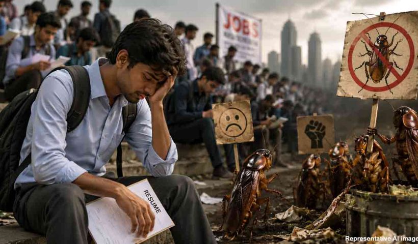 Employment Crisis india-educated-unemployment-job-crisis-cockroach-janta-party-youth-protest