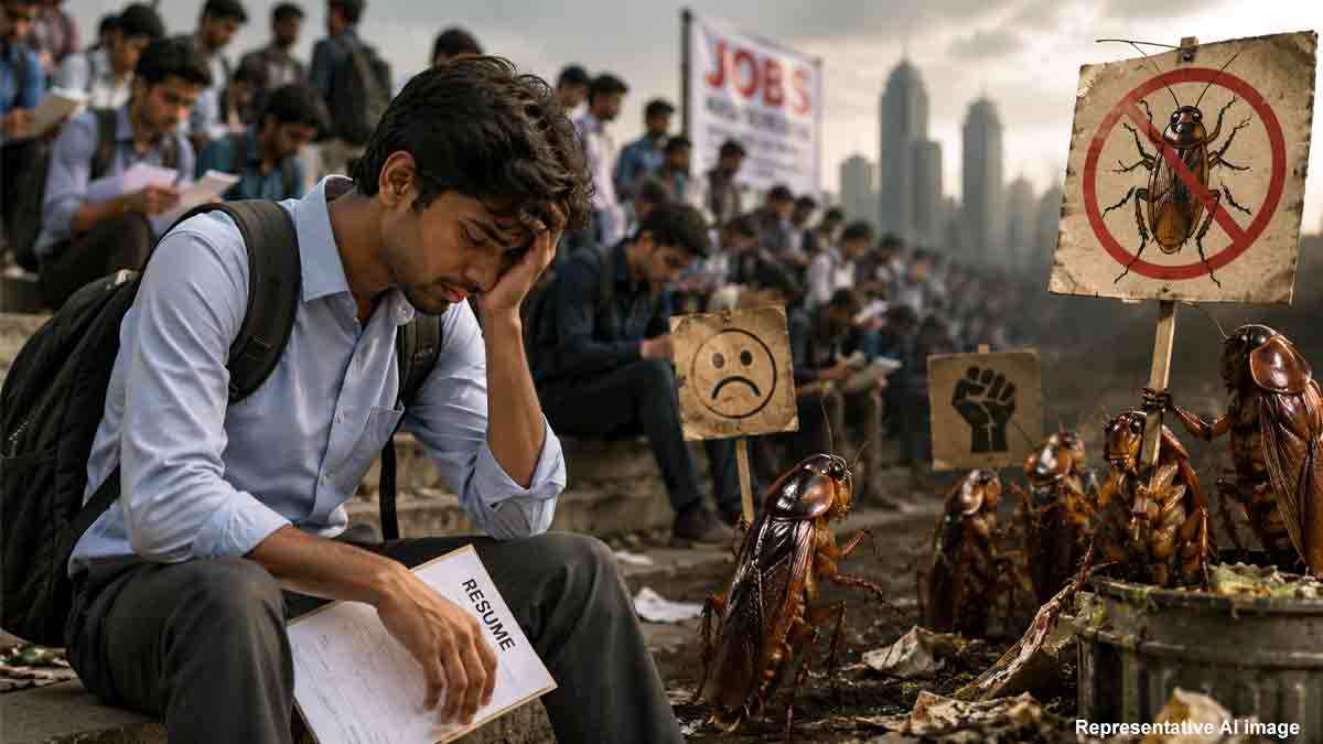 Employment Crisis india-educated-unemployment-job-crisis-cockroach-janta-party-youth-protest