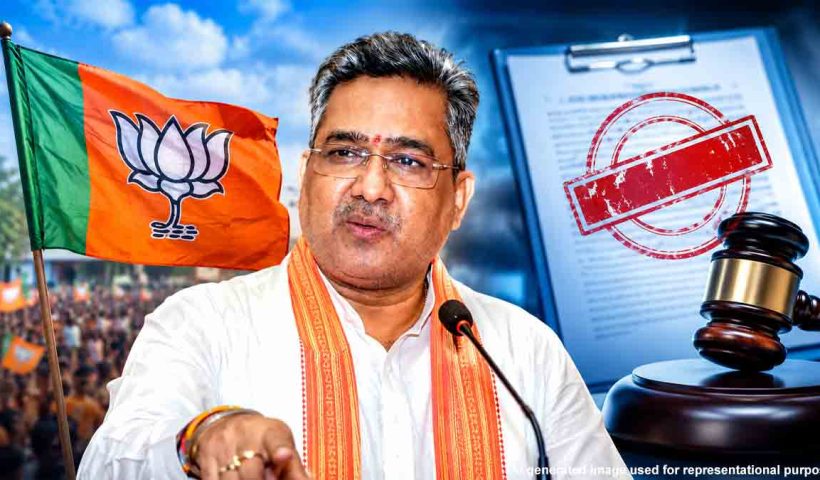bjp-showcause-suspension-extortion-allegations-west-bengal-sunil-bansal