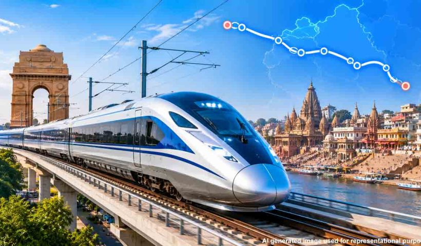 delhi-varanasi-bullet-train-project-route-stations-latest-update
