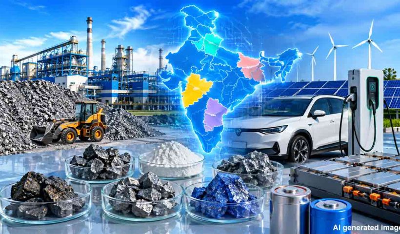 india-critical-mineral-processing-parks-lithium-nickel-four-states