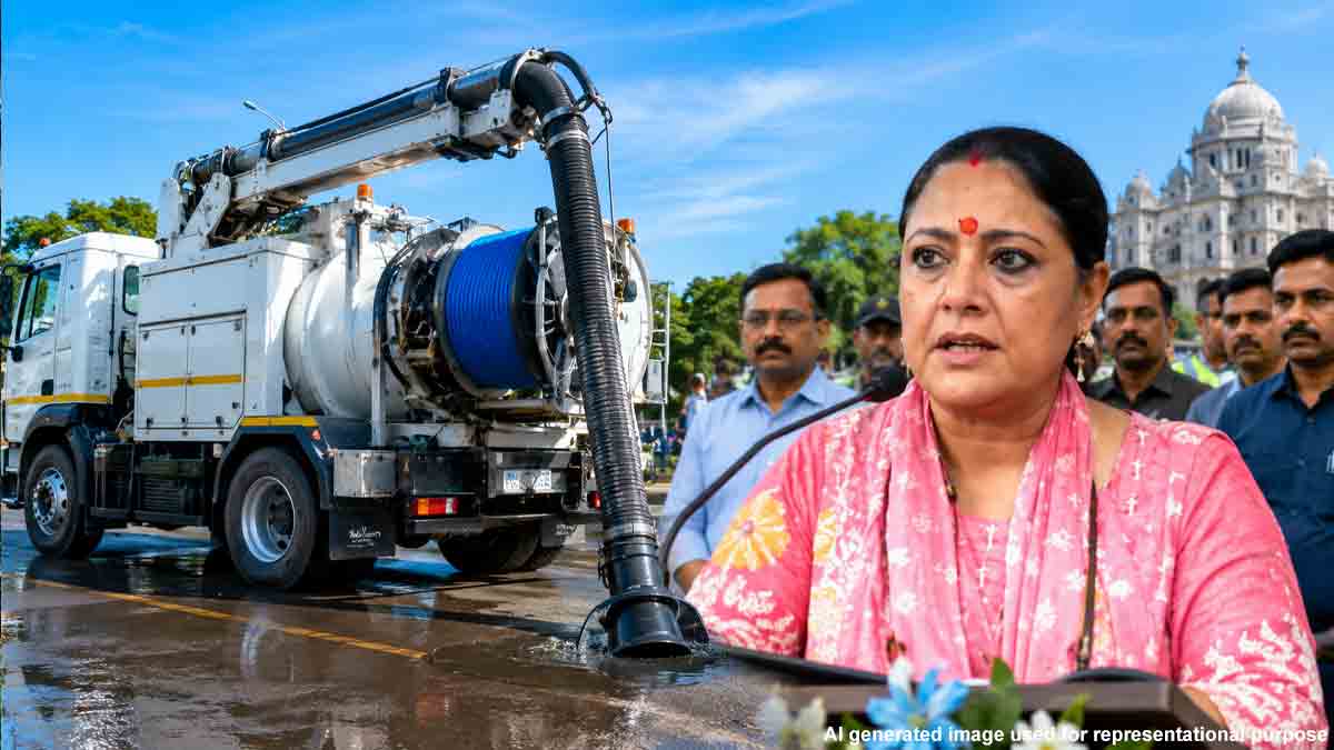 kmc-junk-suction-machine-launched-kolkata-cleanliness-modern-sanitation
