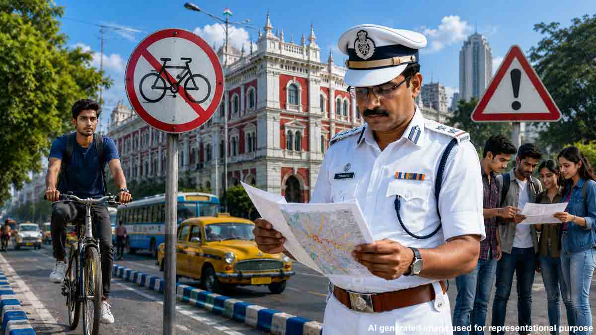 kolkata-cycle-ban-review-lalbazar-road-safety