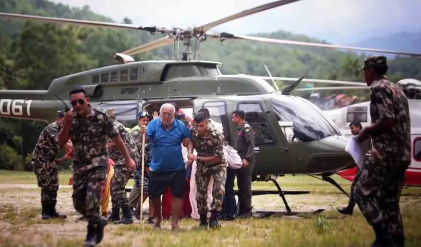 nepal floods 287 indians missing 88 rescued