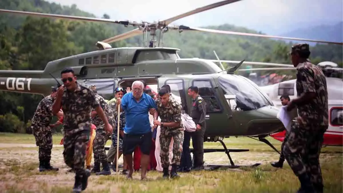 nepal floods 287 indians missing 88 rescued
