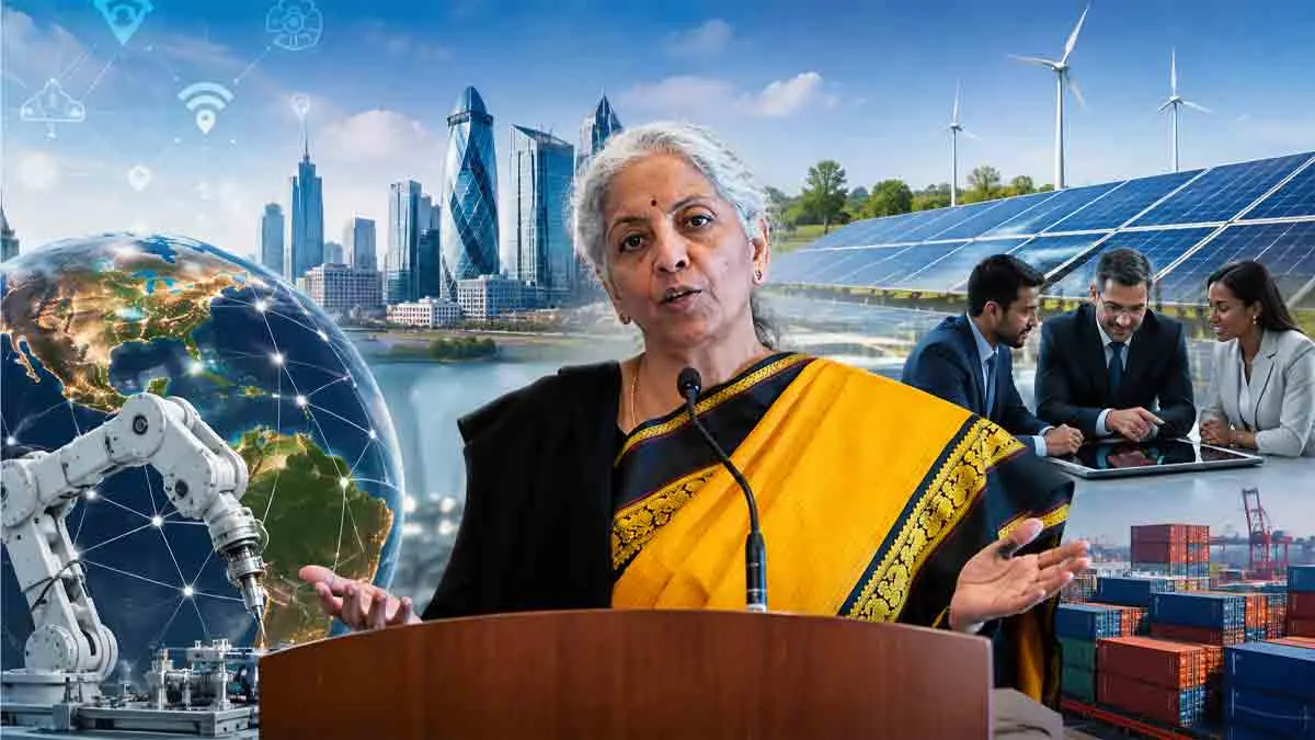 nirmala sitharaman urges global investors to make in india