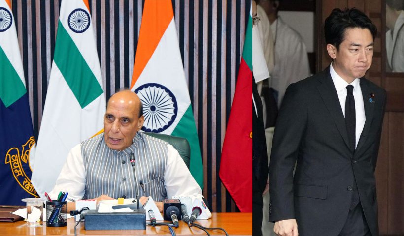 rajnath-singh-shinjiro-koizumi meeting