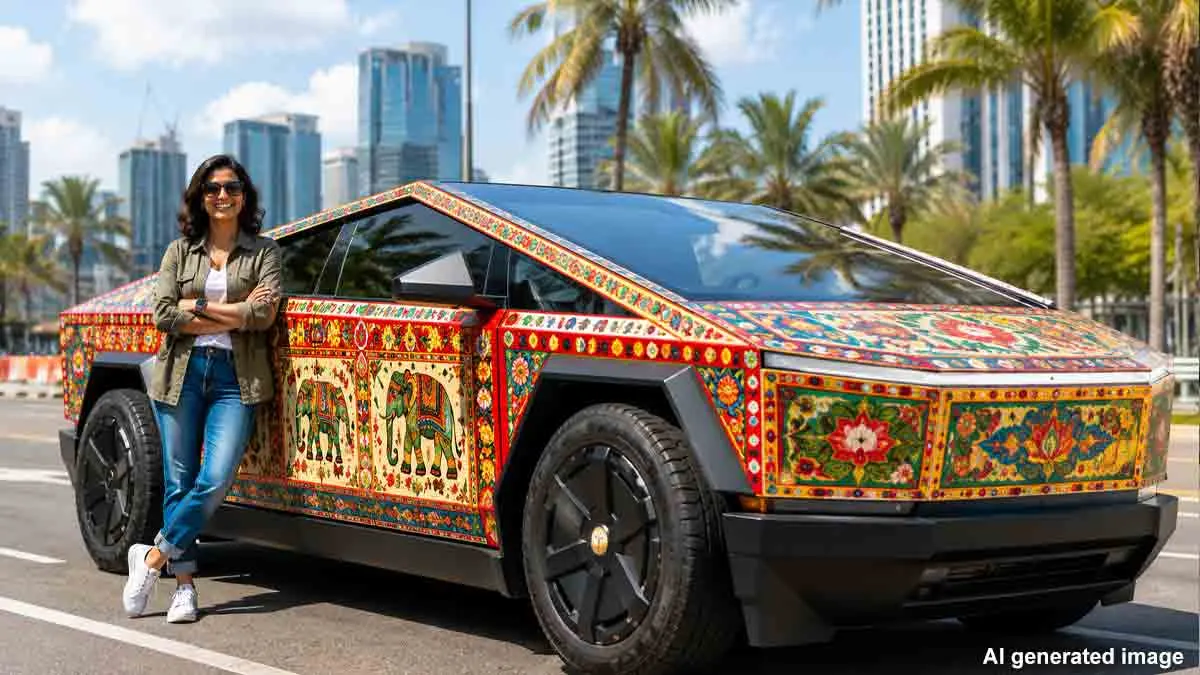 tesla-cybertruck-indian-truck-art-wrap-america-viral