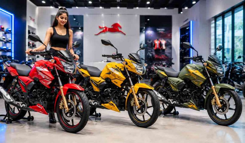 tvs-apache-rtr-180-new-colours-racing-red-yellow-green