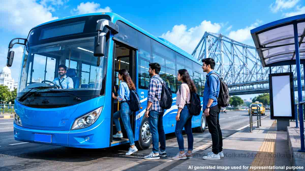 yatri-sathi-ac-shuttle-bus-service-kolkata-routes-fare