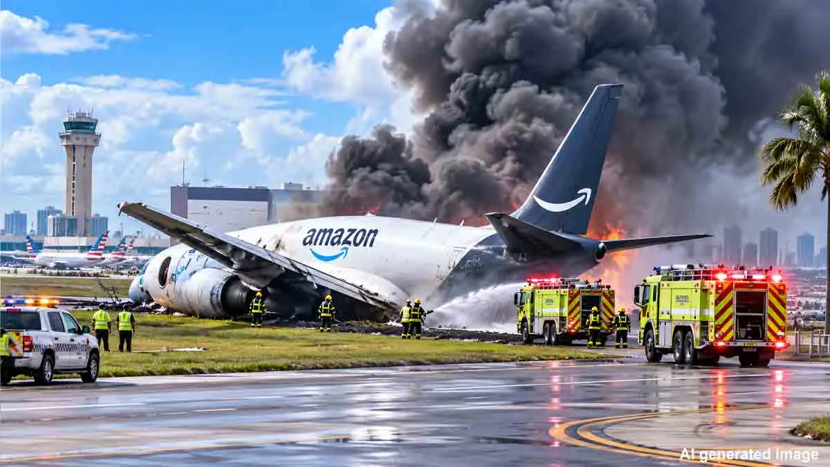 amazon-boeing-767-crash-miami-airport-runway-overrun-black-smoke