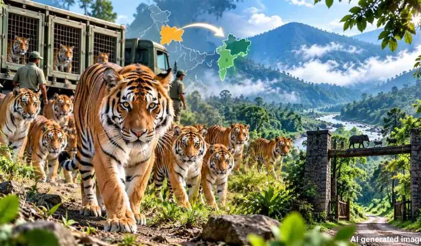 buxa-tiger-reserve-tigress-translocation-valmiki-tiger-reserve-bihar