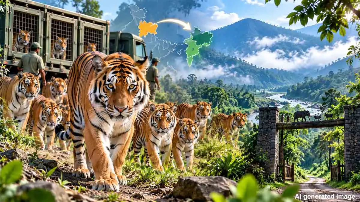 buxa-tiger-reserve-tigress-translocation-valmiki-tiger-reserve-bihar